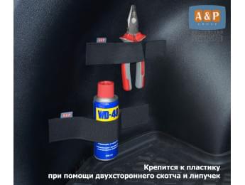Багажные ремни "Mini" (Мини) для пластика, 2 шт. в упаковке. Цвет: черный.