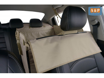 Автогамак Happy Dog Premium (Хэппи Дог Премиум). На половину сиденья. Цвет: бежевый.