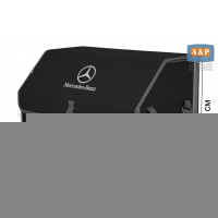 Органайзер-саквояж "Союз" в багажник Mercedes (Мерседес), размер XL. Цвет: черный с серой окантовкой.
